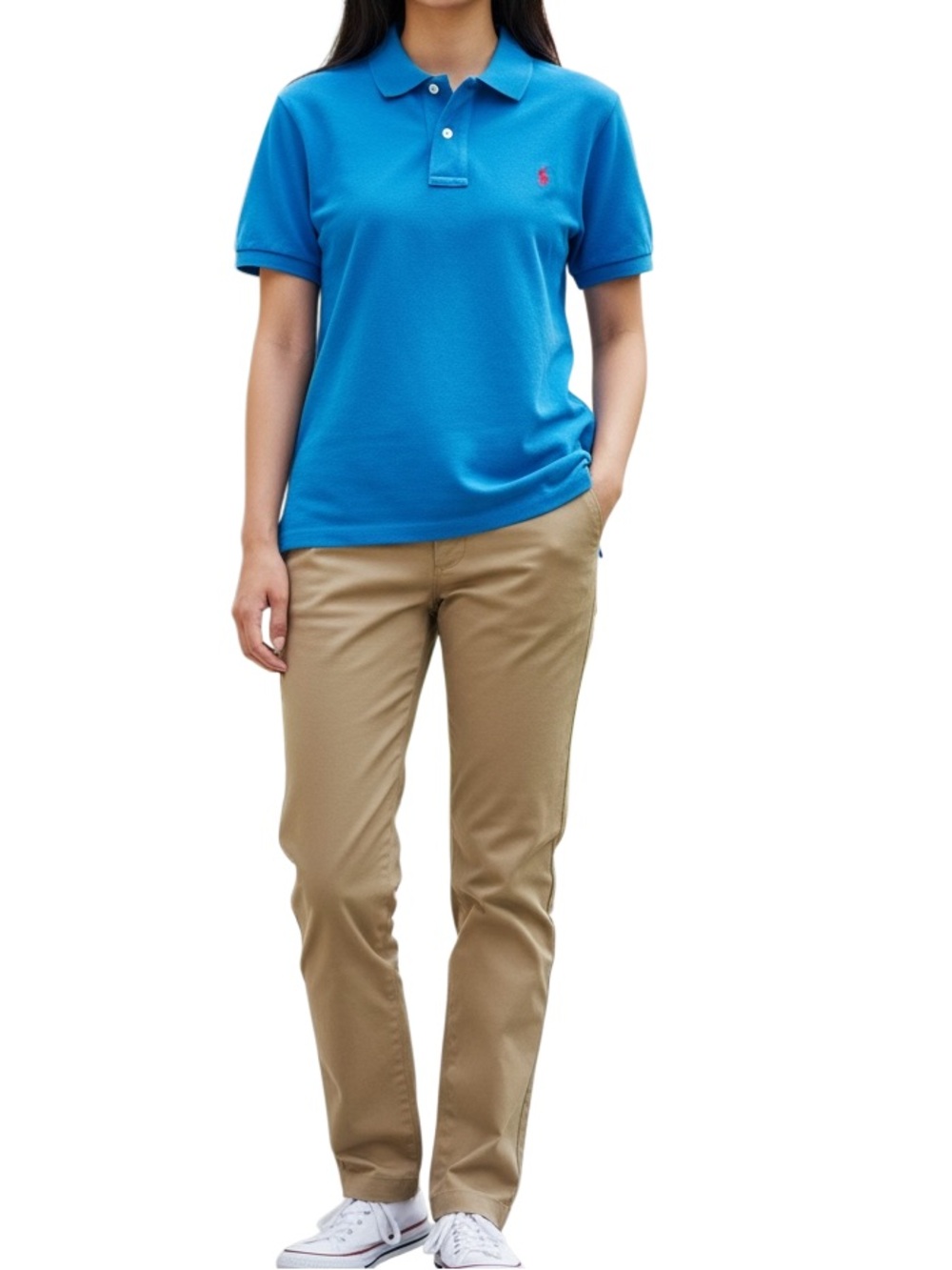 Ralph Lauren Slim Fit Polo in Aqua Teal